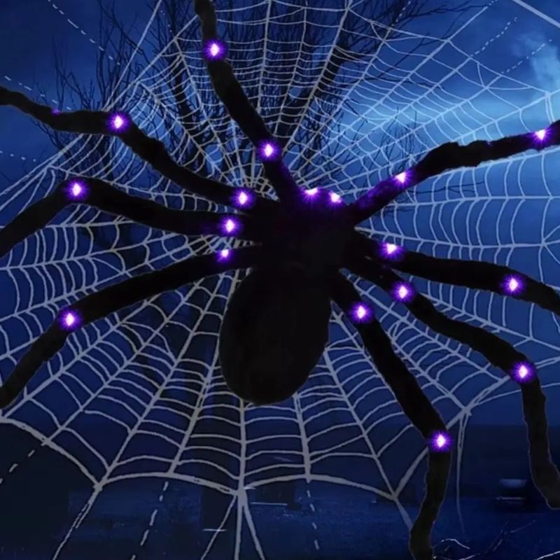 Décorations Halloween Araignée Lumineuse