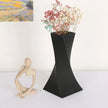 Vase Géométrique Noir 3D