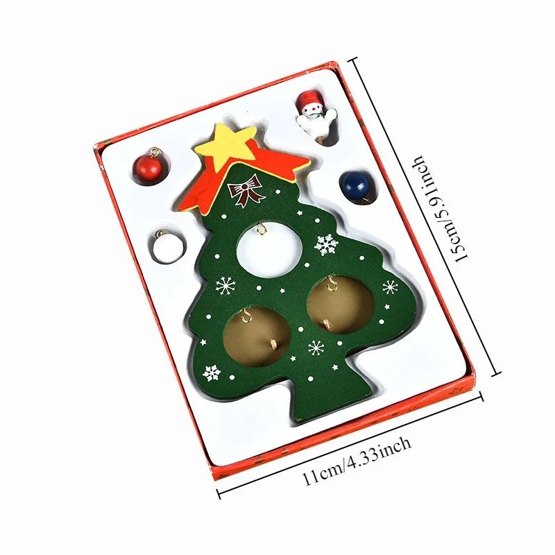 Sapin En Bois Miniature Décoratif