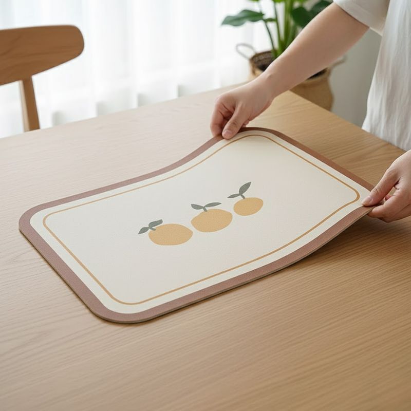 Set De Table Cuir Antidérapant Et Facile À Nettoyer
