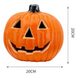 Lanternes Décoratives Citrouille LED avec Visage Sculpte