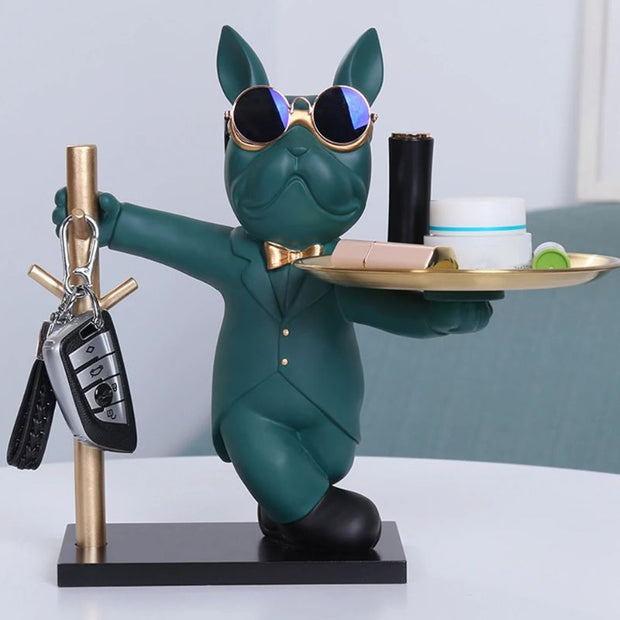 Sculpture Moderne Chien Décoratif Contemporain