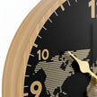 Horloge Murale Avec Design Carte Du Monde