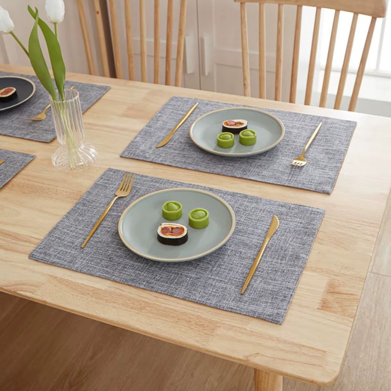 Set De Table En Lin Lavable Et Antidérapant