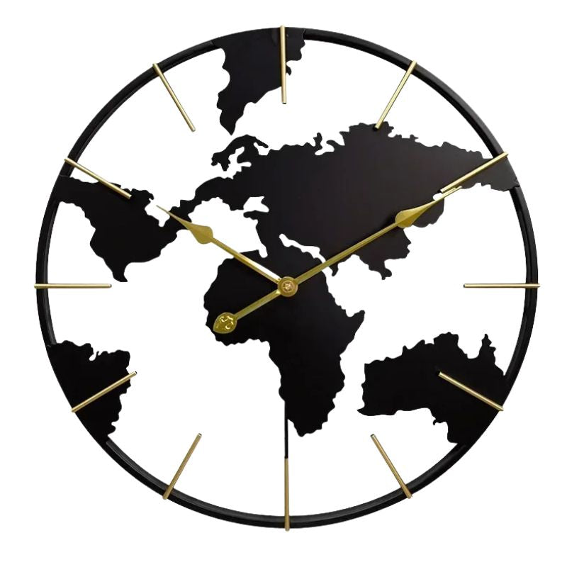 Horloge Monde Décorative En Style Contemporain