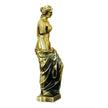 Sculpture Venus Classique En Finition Or Brillante Élégante