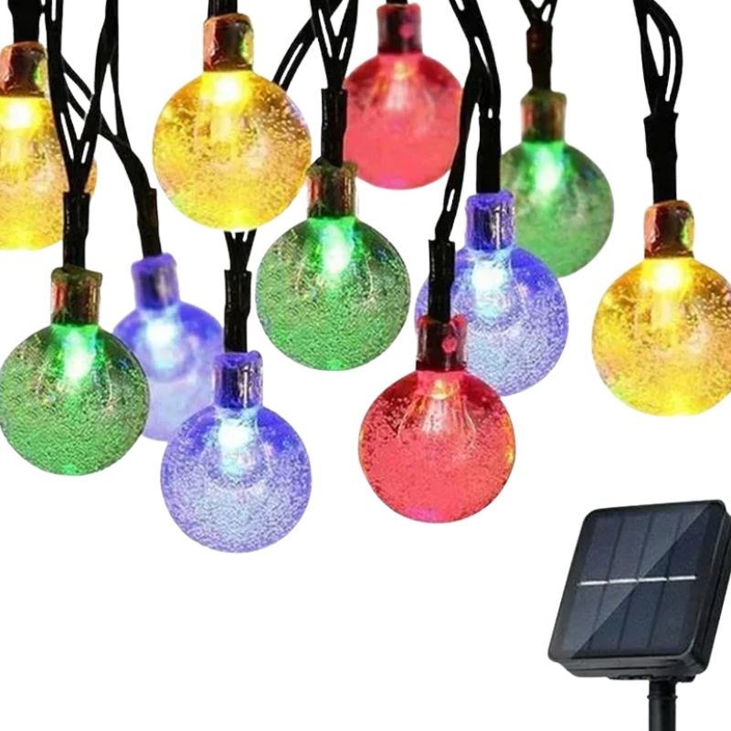 Guirlandes Guinguette Solaire en Cristal