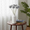 Fleur Artificielle Gris Avec Bouquet Dense Réaliste