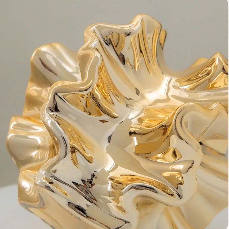 Vase Doré Luxueux