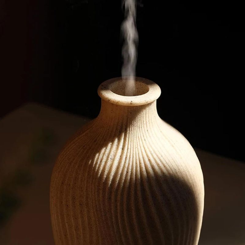 Diffuseur D’Huiles Essentielles Design En Céramique Forme De Vase