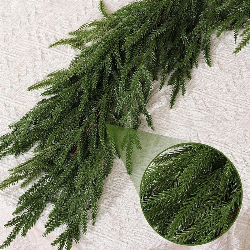 Décoration de Noël Guirlande Verte Artificielle