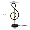 Lampe De Table LED En Forme De Note De Musique Moderne