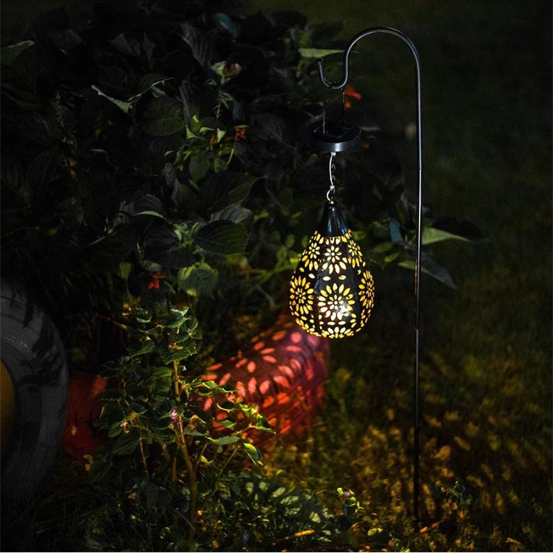 Luminaires Solaires Décoratifs Style Goutte d’Eau Suspendus