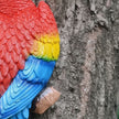 Sculpture Perroquet Coloré En Résine