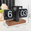 Horloge Ancienne Rétro À Volets Rabattables Style Flip Mécanique