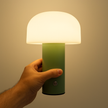 Lampe Champignon Verte Design Minimaliste Et Raffinée