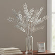 Fleur Artificielle Gris Avec Effet Métallisé Chic