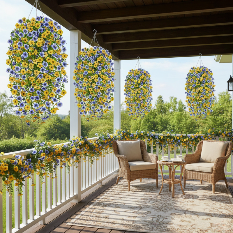 Guirlande De Fleurs Artificielles Retombantes