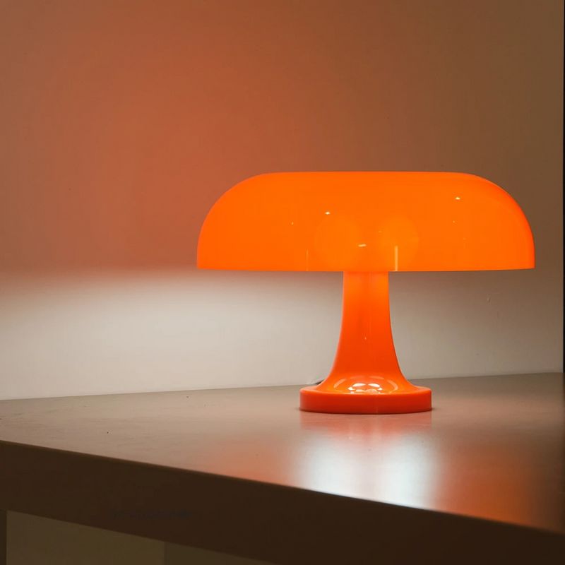 Lampe Champignon Orange Éclat Intense Pour Ambiance Chaleureuse