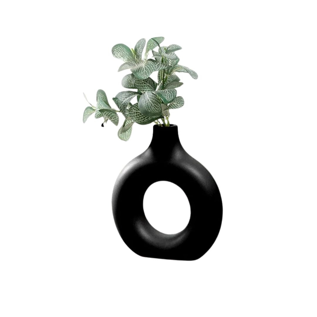 Vase en Céramique Circulaire Style Nordique