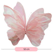Décoration Festive Papillon 3D Géant en Tulle