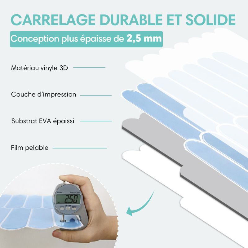 Panneau Mural Décoratif Avec Revêtement Vinyle 3D