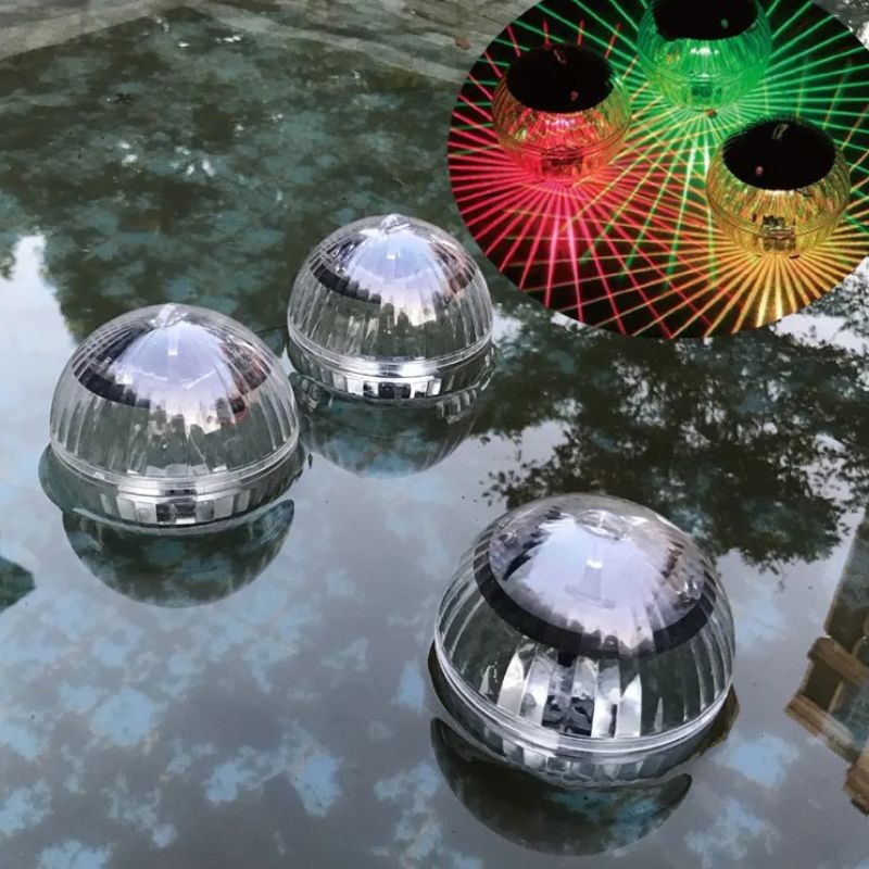 Éclairage de Piscine LED Flottante Solaire