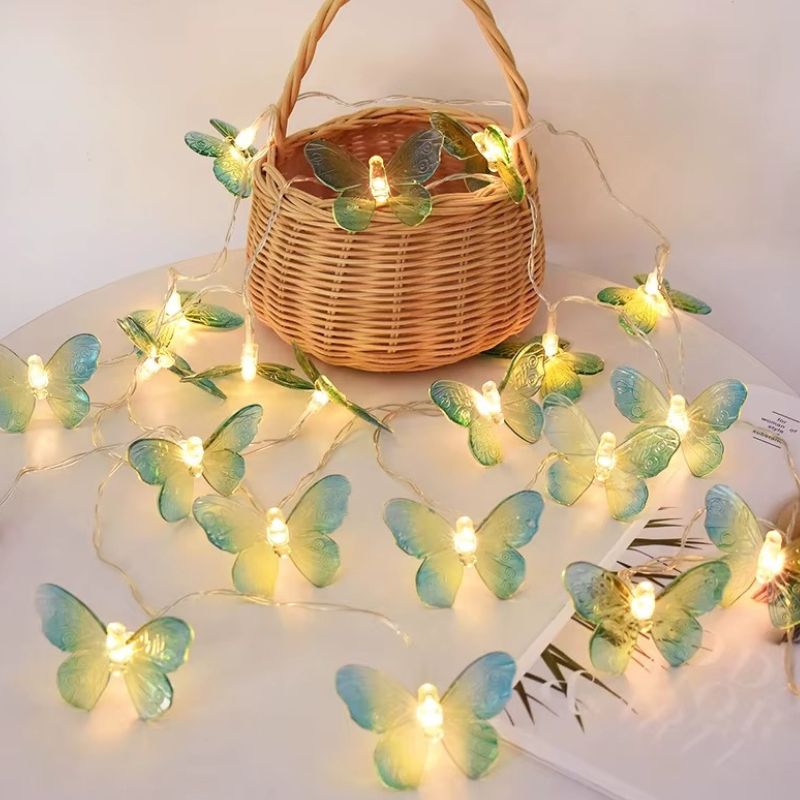 Guirlandes d’Intérieur LED Papillons Lumineux