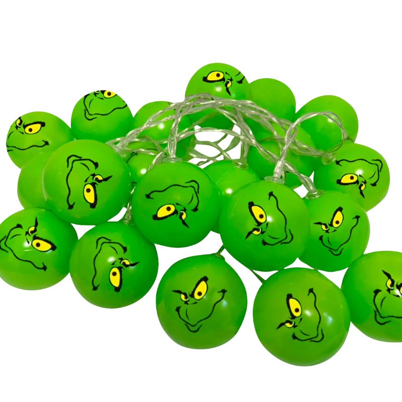 Guirlandes de Noël LED Grinch