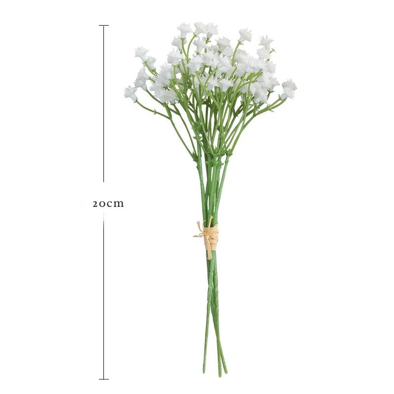Fleur Artificielle Blanc Gypsophile Délicat