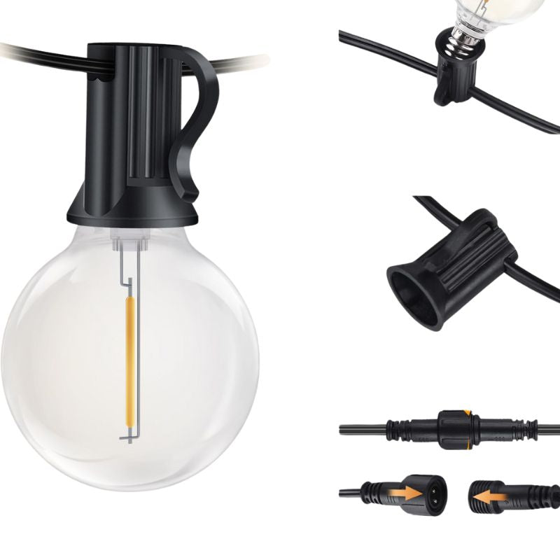 Guirlande LED Ampoule Guinguette Lumineuse