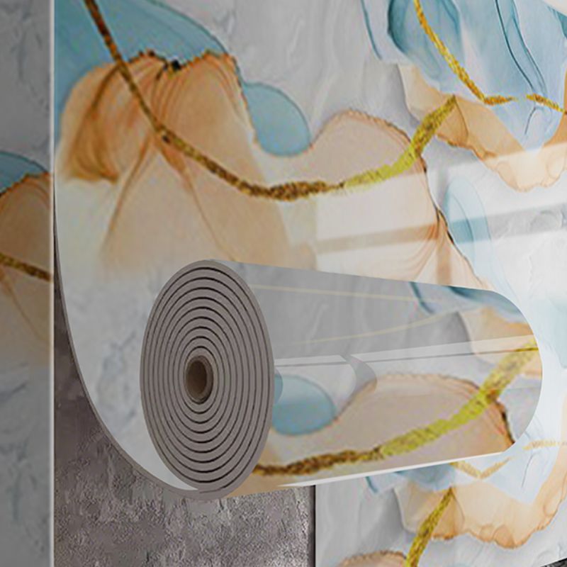 Panneau Mural PVC Décoratif Imitation Marbre Avec Effet Aquarelle