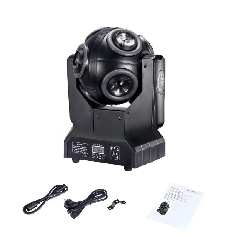 Éclairage de Salle Professionnel à Effet Stroboscopique et Rotation Infinie