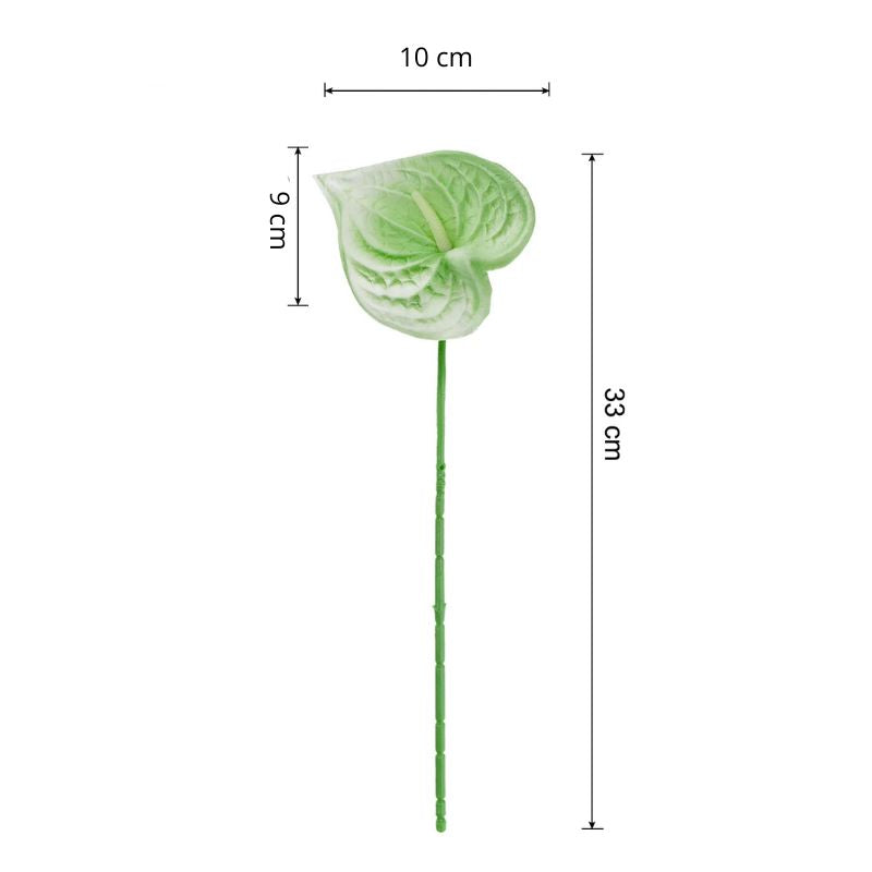 Fleur Artificielle Vert Design Épuré