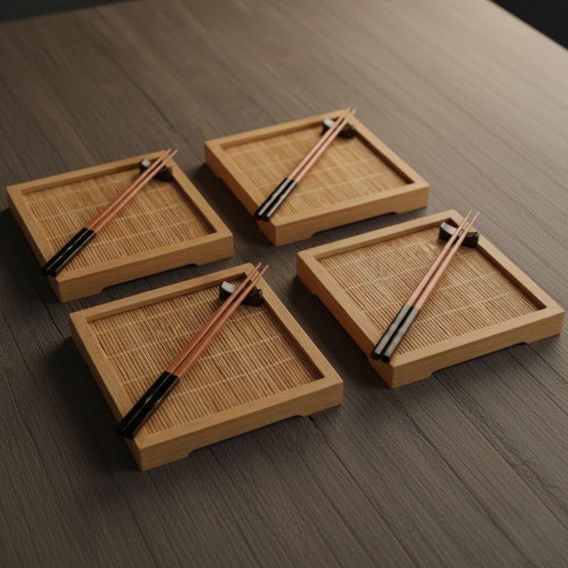 Set De Table Bambou Design Naturel