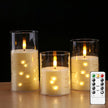 Bougies LED Rechargeables Avec Télécommande Lot de 3