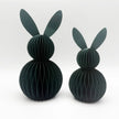 Sculpture Papier Lapin Alvéolé Avec Design 3D Décoratif