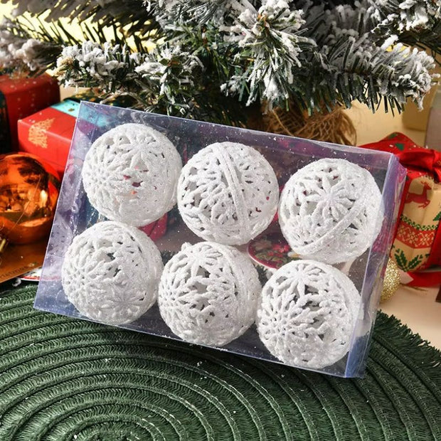 Décorations de Noël Boules Brillantes