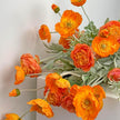 Fleur Artificielle Orange En Composition Aérée