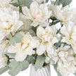 Fleur Artificielle Blanc Pivoine En Bouquet Chic