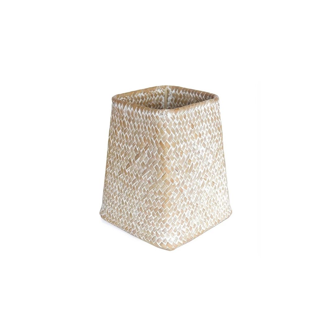 Vase Maison à Fleurs Tissé en Bambou et Rotin
