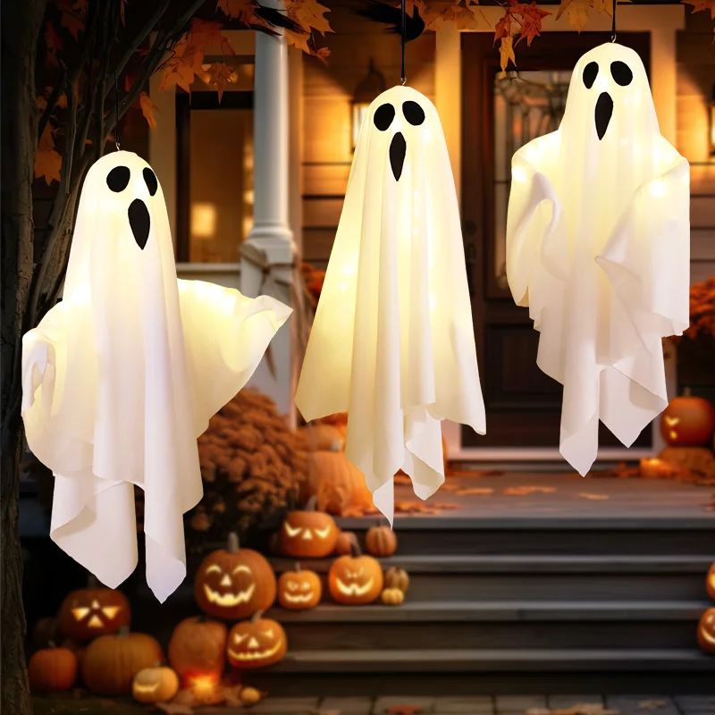 Décorations Halloween Fantôme LED Effrayant