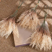 Fleur Artificielle Beige Avec Tiges Séchées Pour Décor Rustique