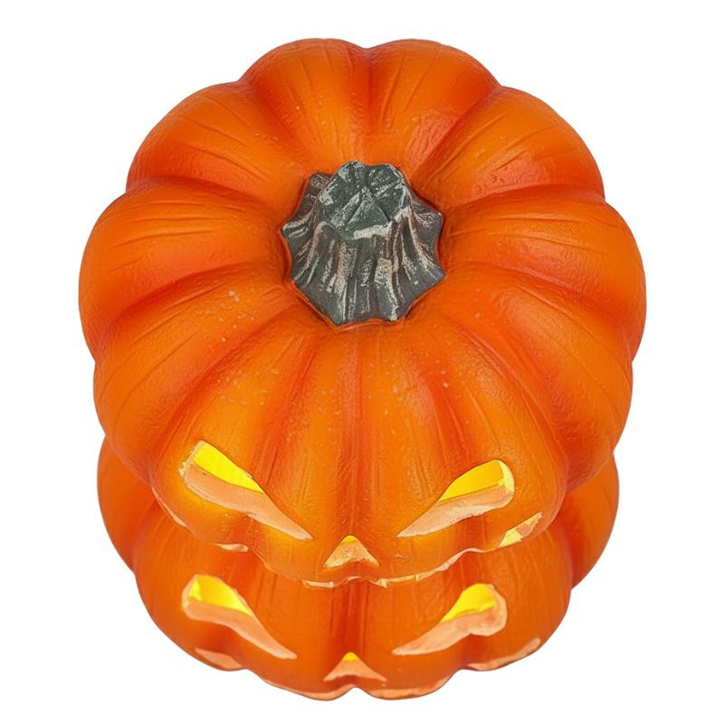 Citrouilles Halloween Sculpture Lumineuse à Effet Chaleureux