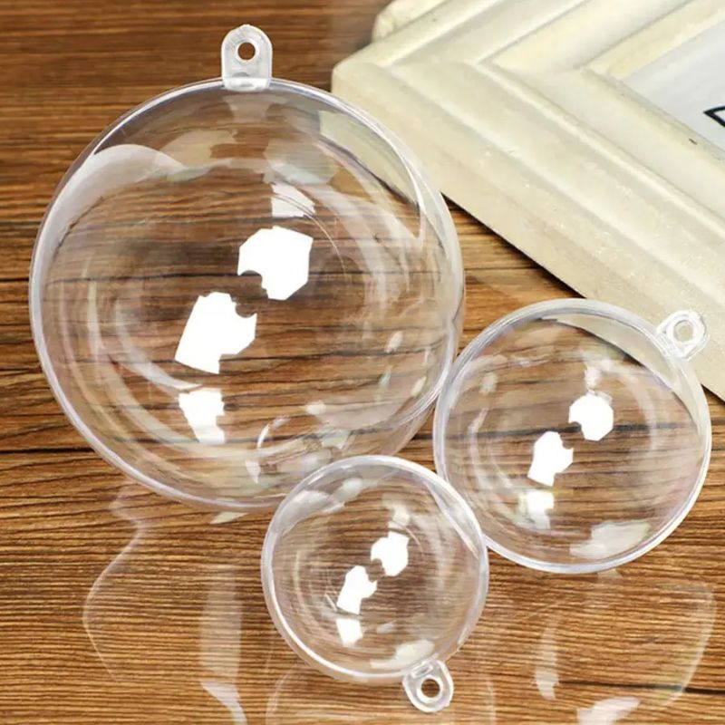 Décorations de Noël Boules Transparentes