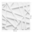 Panneau Mural Décoratif 3D Avec Relief Géométrique