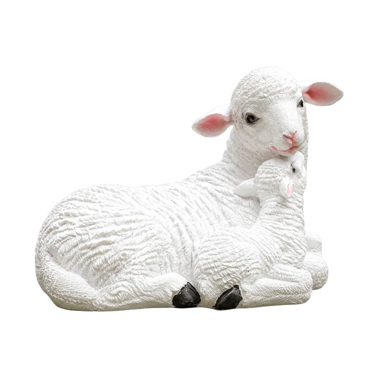 Sculpture Décorative De Mouton En Résine