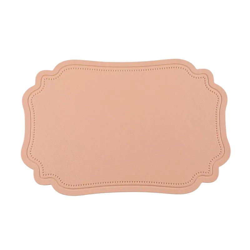 Set De Table Cuir Luxe Imperméable Et Thermique