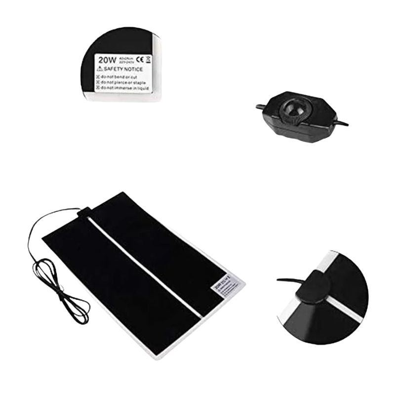 Tapis Chauffant Terrarium Avec Contrôle De Température Réglable