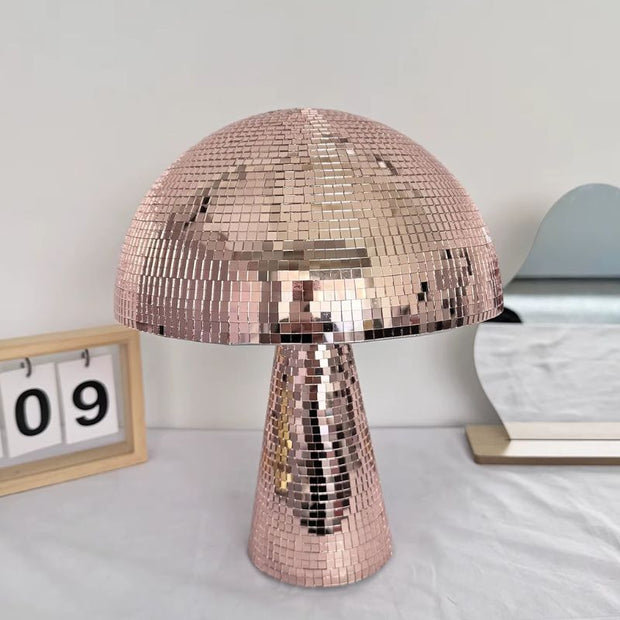 Lampe Champignon Style Discothèque Avec Reflets Brillants